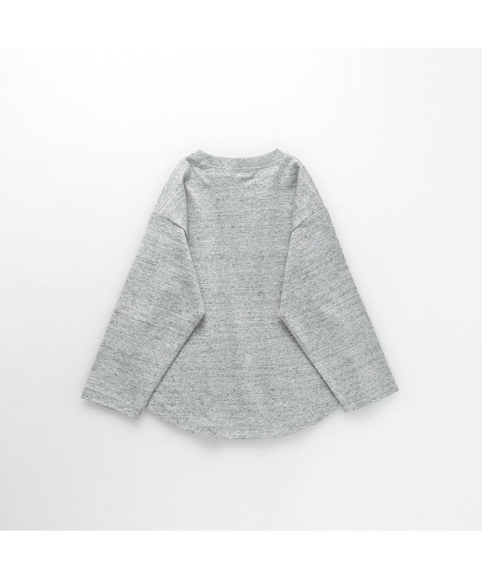 ブランシェス branshes 【つぶつぶとあらびき】ロゴ長袖Tシャツ （チャコールグレー） チャコールグレー