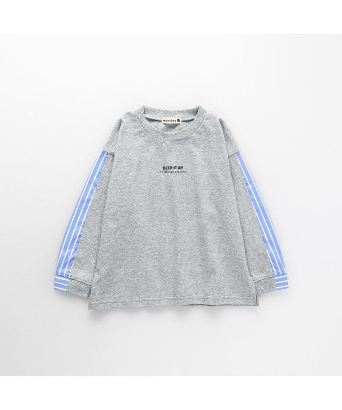 ブランシェス branshes 【HOBOシャツ】長袖Tシャツ （チャコールグレー） チャコールグレー