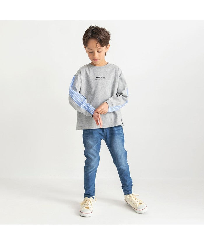ブランシェス branshes 【HOBOシャツ】長袖Tシャツ （チャコールグレー） チャコールグレー