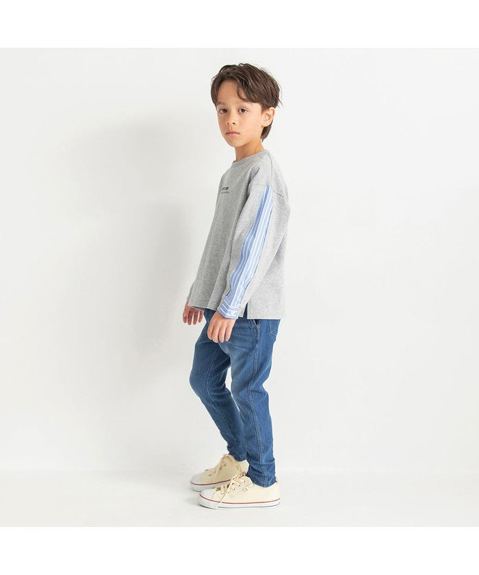ブランシェス branshes 【HOBOシャツ】長袖Tシャツ （チャコールグレー） チャコールグレー