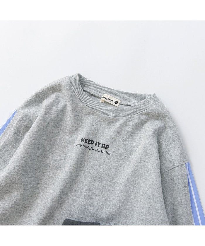 ブランシェス branshes 【HOBOシャツ】長袖Tシャツ （チャコールグレー） チャコールグレー