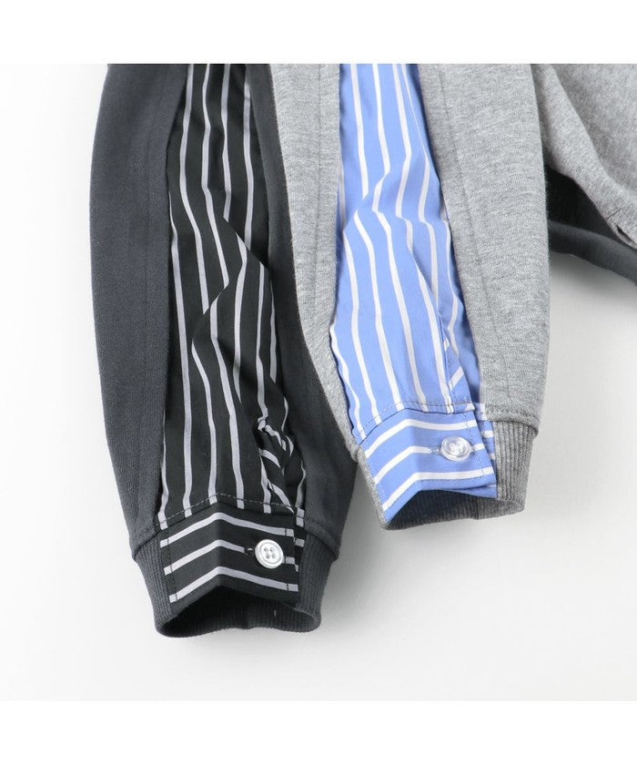 ブランシェス branshes 【HOBOシャツ】長袖Tシャツ （チャコールグレー） チャコールグレー