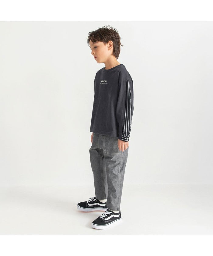 ブランシェス branshes 【HOBOシャツ】長袖Tシャツ （チャコールグレー） チャコールグレー