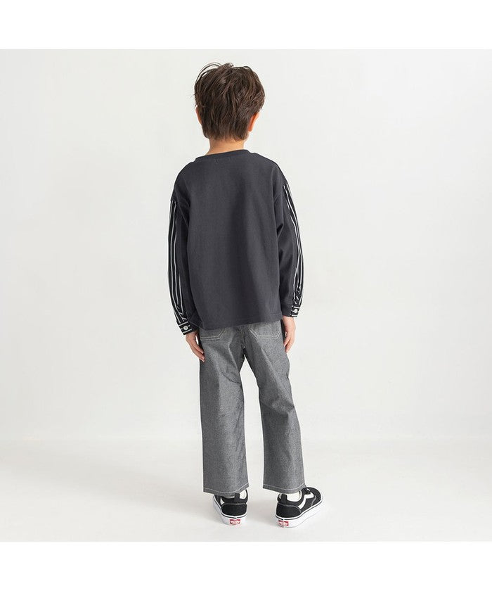 ブランシェス branshes 【HOBOシャツ】長袖Tシャツ （チャコールグレー） チャコールグレー