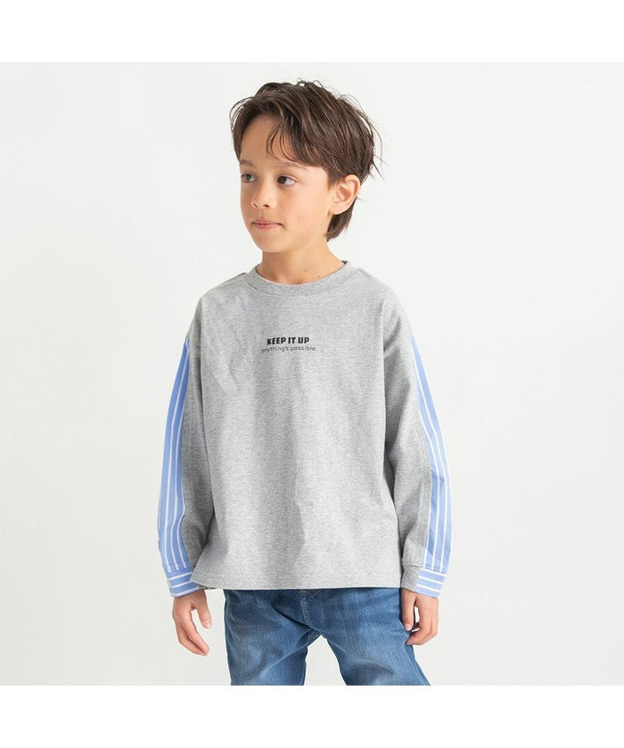 ブランシェス branshes 【HOBOシャツ】長袖Tシャツ （杢グレー） 杢グレー