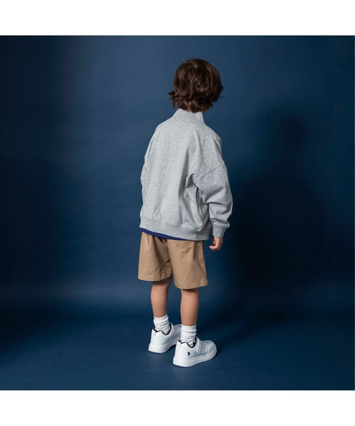 ブランシェス branshes 【U.S. POLO  ASSN.】ワンポイント刺繍長袖ジャケット （ネイビーブルー） ネイビーブルー
