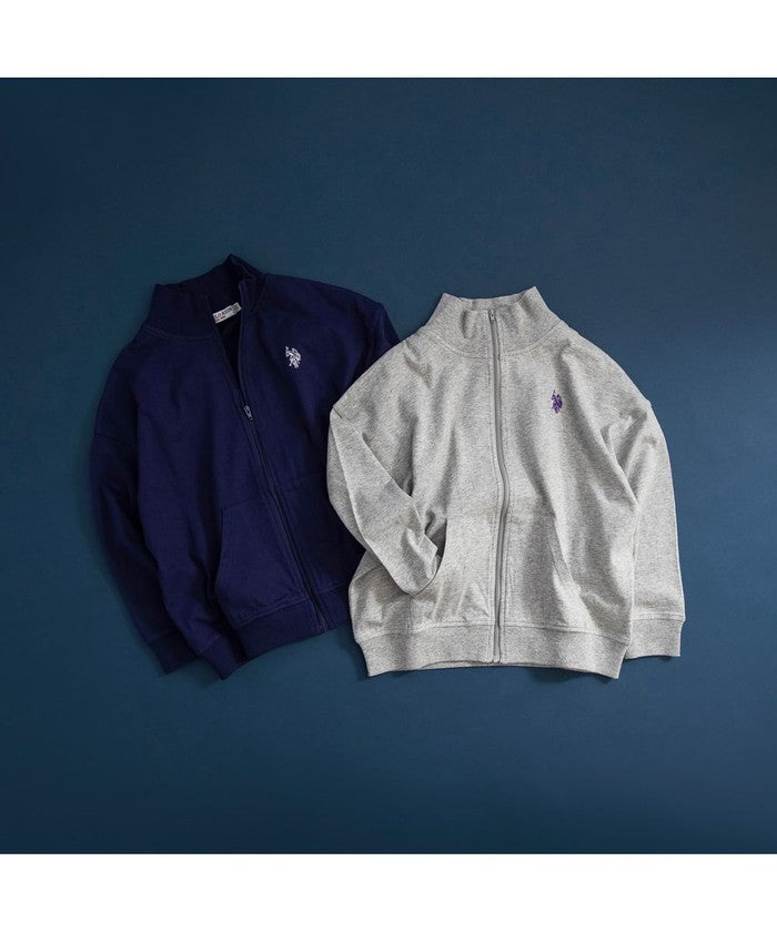 ブランシェス branshes 【U.S. POLO  ASSN.】ワンポイント刺繍長袖ジャケット （ネイビーブルー） ネイビーブルー