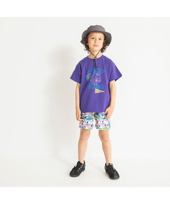 ブランシェス branshes 【水陸両用／撥水加工】ナイロンハーフパンツ （ライトグレー） ライトグレー