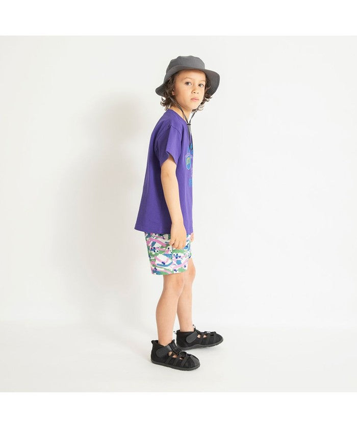 ブランシェス branshes 【水陸両用／撥水加工】ナイロンハーフパンツ （ライトグレー） ライトグレー