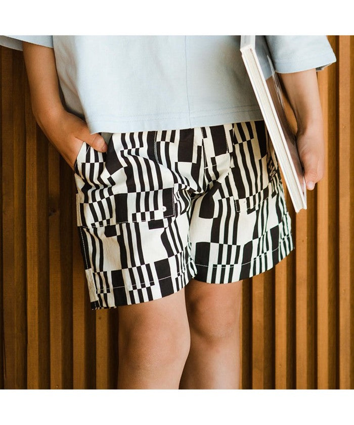 ブランシェス branshes 【水陸両用／撥水加工】ナイロンハーフパンツ （アイボリー） アイボリー