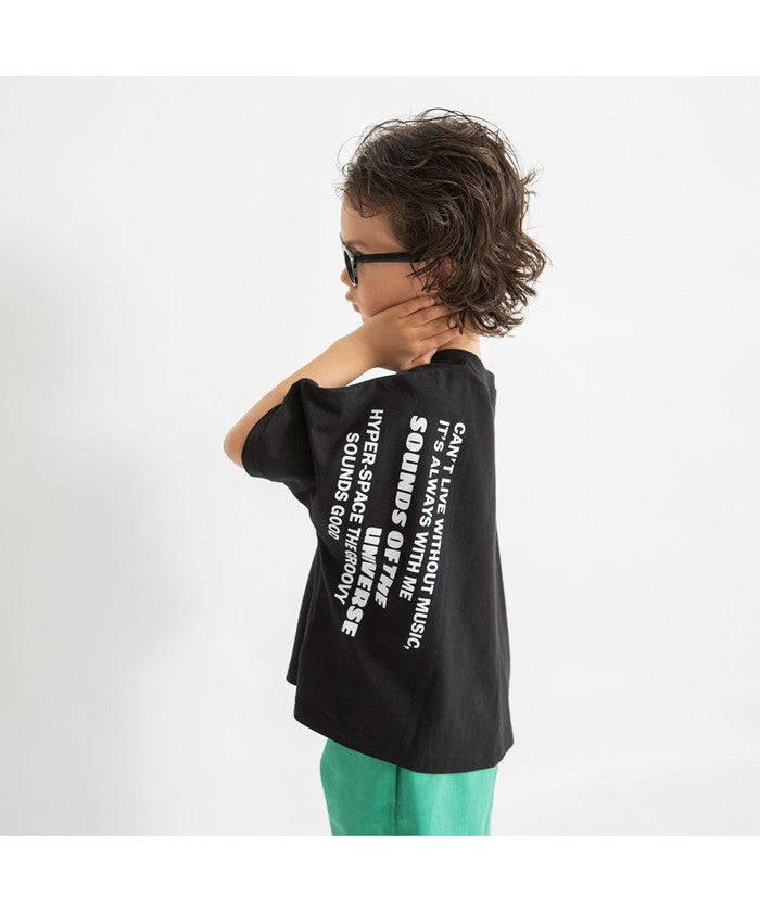 ブランシェス branshes 【接触冷感】ワイドシルエット半袖Tシャツ （ブラック） ブラック