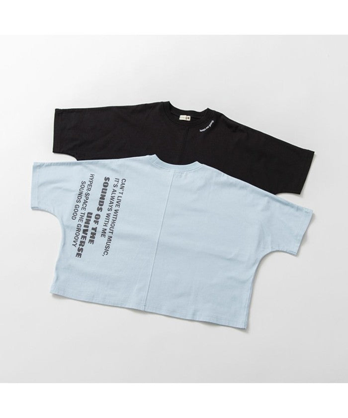 ブランシェス branshes 【接触冷感】ワイドシルエット半袖Tシャツ （ブラック） ブラック
