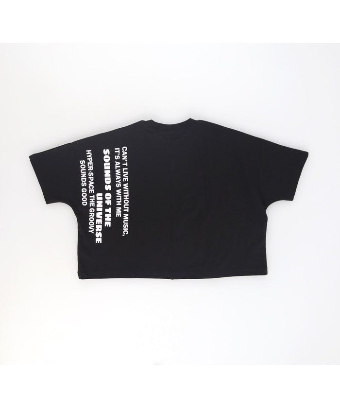 ブランシェス branshes 【接触冷感】ワイドシルエット半袖Tシャツ （ブラック） ブラック