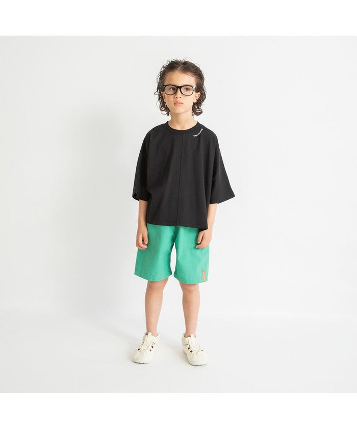 ブランシェス branshes 【接触冷感】ワイドシルエット半袖Tシャツ （ブラック） ブラック