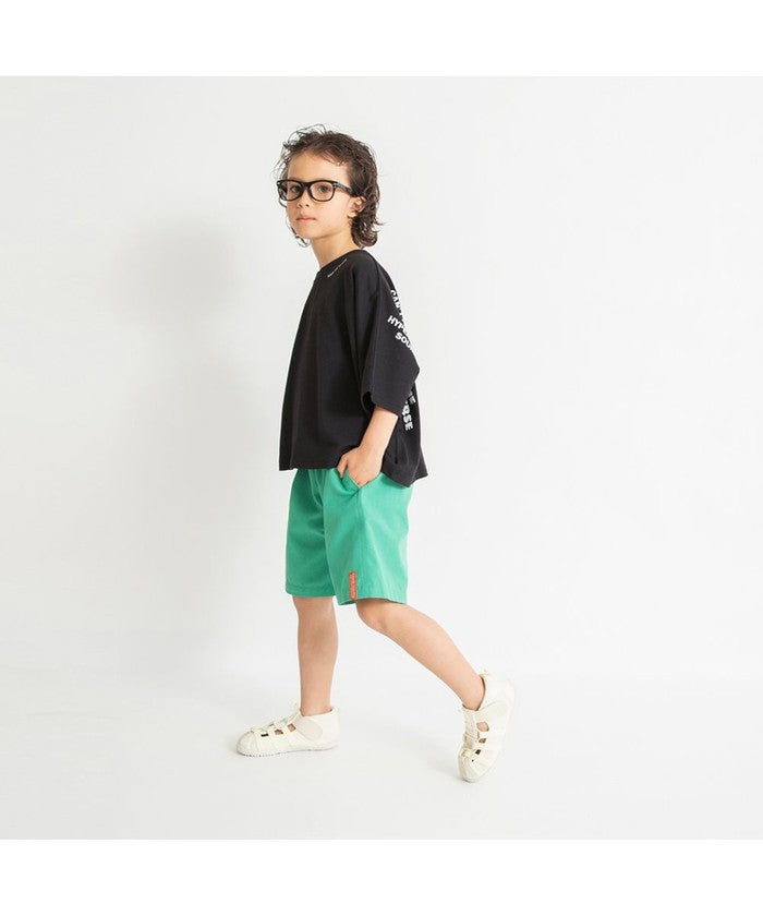 ブランシェス branshes 【接触冷感】ワイドシルエット半袖Tシャツ （ブラック） ブラック