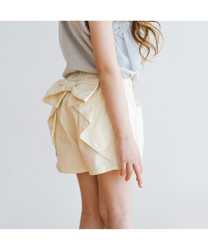 ブランシェス branshes バックリボンショートパンツ （アイボリー） アイボリー