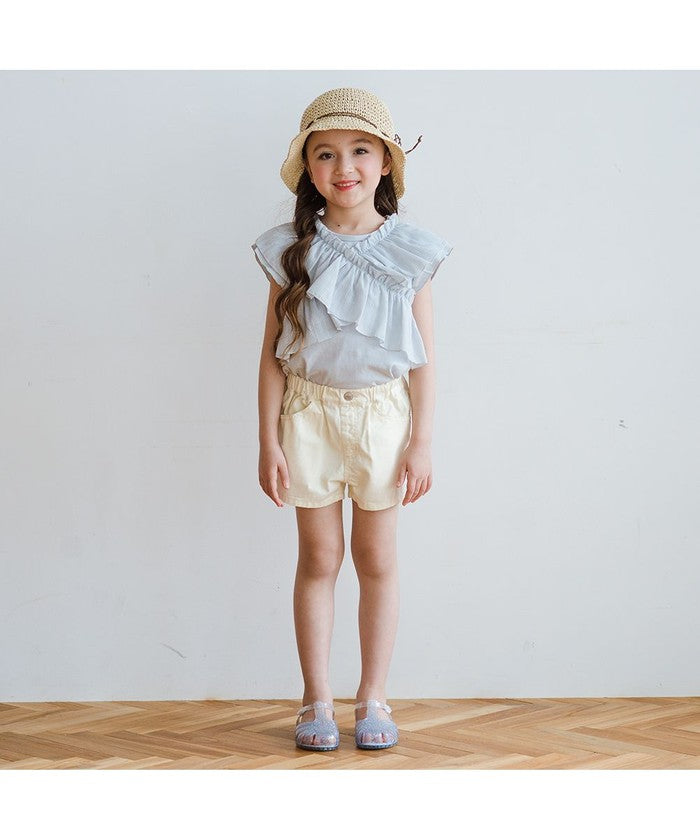 ブランシェス branshes バックリボンショートパンツ （アイボリー） アイボリー