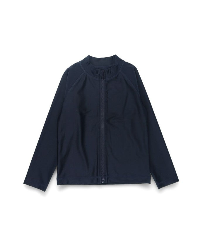 ブランシェス branshes 【スクール水着/SWIM】長袖ラッシュガード 【返品不可商品】 （ネイビーブルー） ネイビーブルー