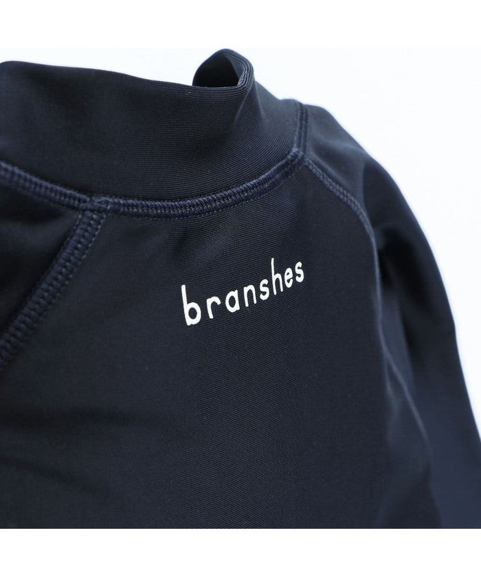 ブランシェス branshes 【スクール水着/SWIM】長袖ラッシュガード 【返品不可商品】 （ネイビーブルー） ネイビーブルー