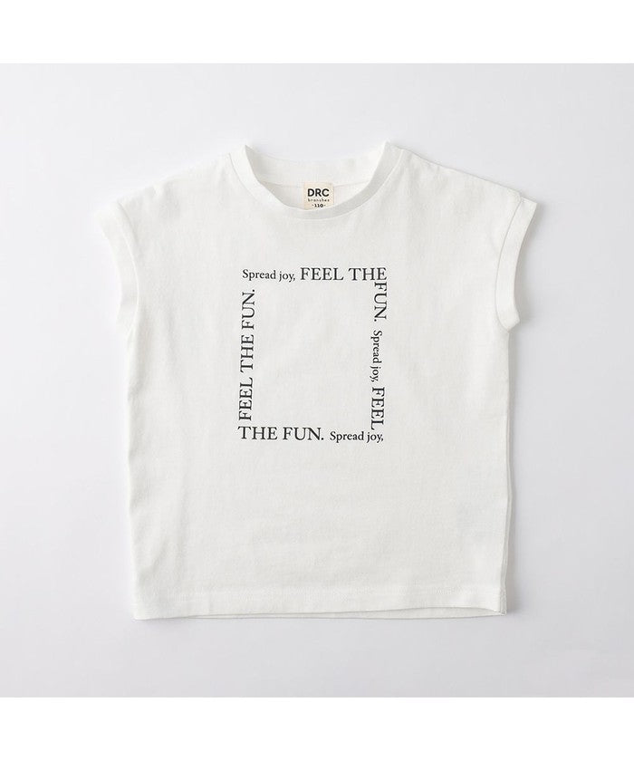 ブランシェス branshes 【WEB限定/DRC】アソートロゴフレンチスリーブトップス （03:オフホワイト） 03