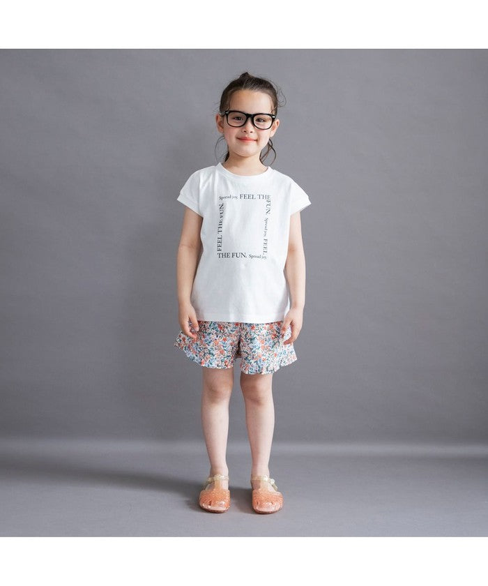 ブランシェス branshes 【WEB限定/DRC】アソートロゴフレンチスリーブトップス （03:オフホワイト） 03