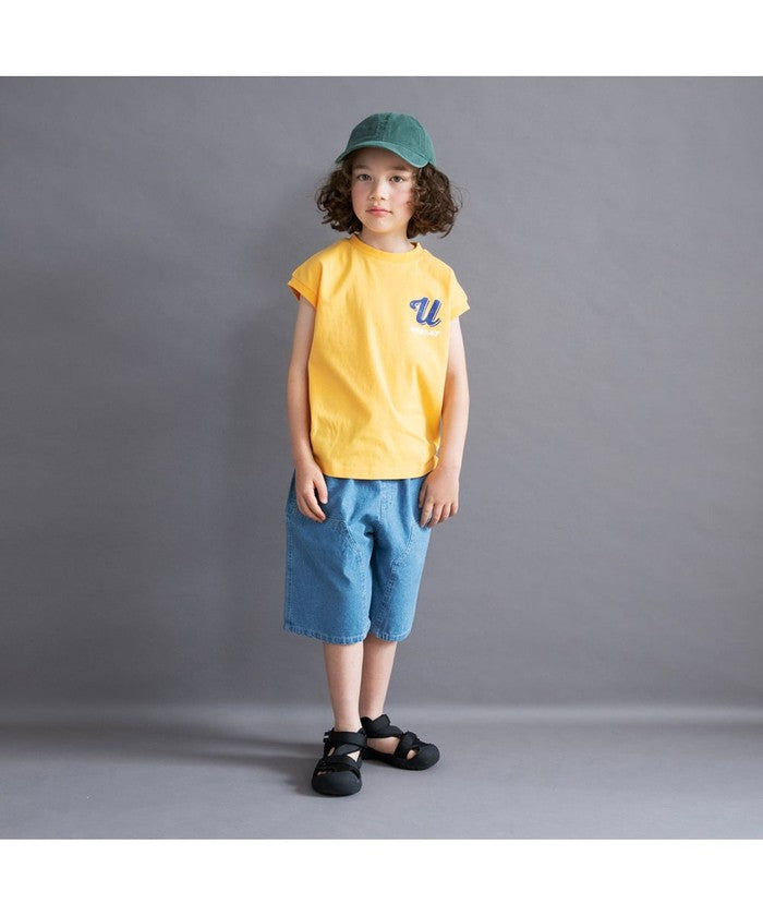 ブランシェス branshes 【WEB限定/DRC】アソートロゴフレンチスリーブトップス （03:オフホワイト） 03