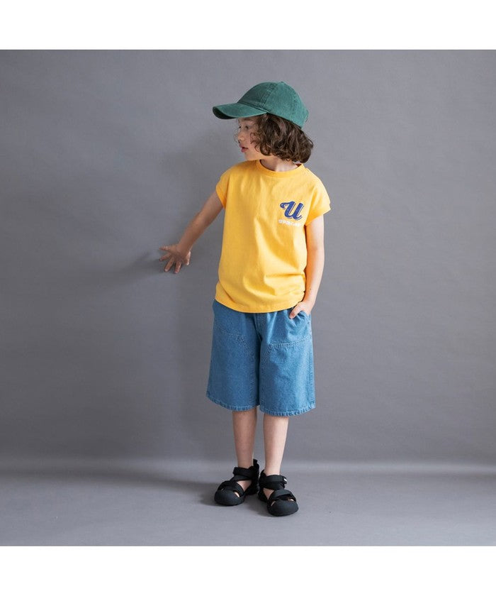 ブランシェス branshes 【WEB限定/DRC】アソートロゴフレンチスリーブトップス （03:オフホワイト） 03