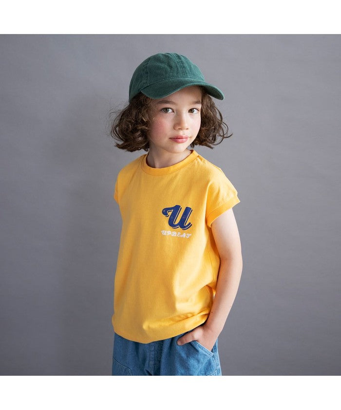 ブランシェス branshes 【WEB限定/DRC】アソートロゴフレンチスリーブトップス （13:カラシ） 13