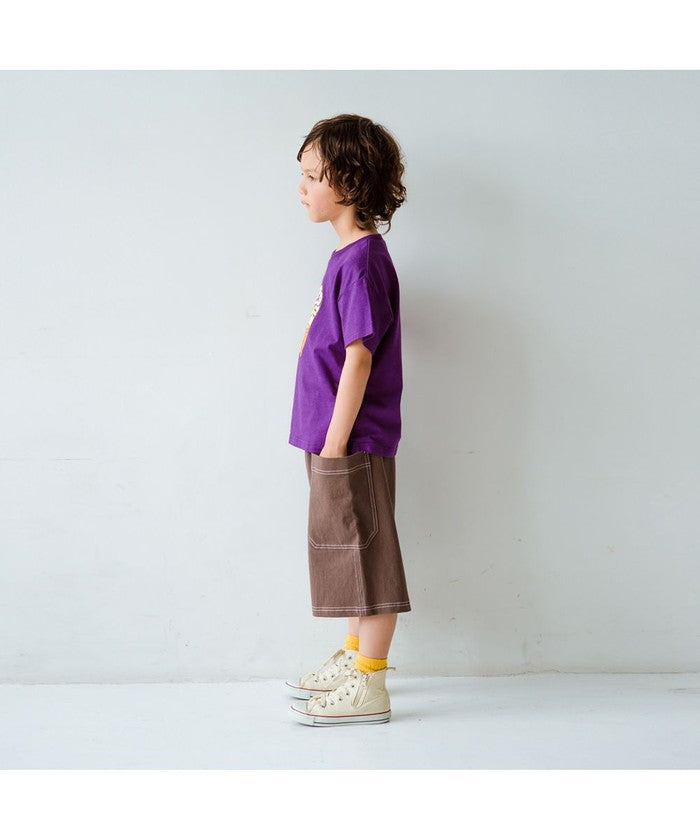 ブランシェス branshes 【接触冷感】 アソートグラフィックTシャツ （ライトグリーン） ライトグリーン