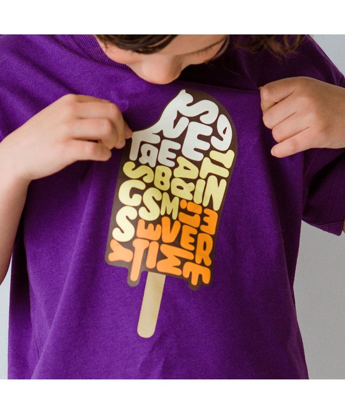 ブランシェス branshes 【接触冷感】 アソートグラフィックTシャツ （ライトグリーン） ライトグリーン