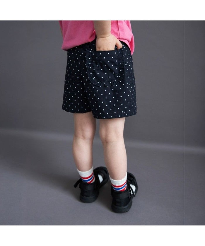 ブランシェス branshes 【WEB限定/DRC】アソート柄ガールズショートパンツ （85:ブラック） 85