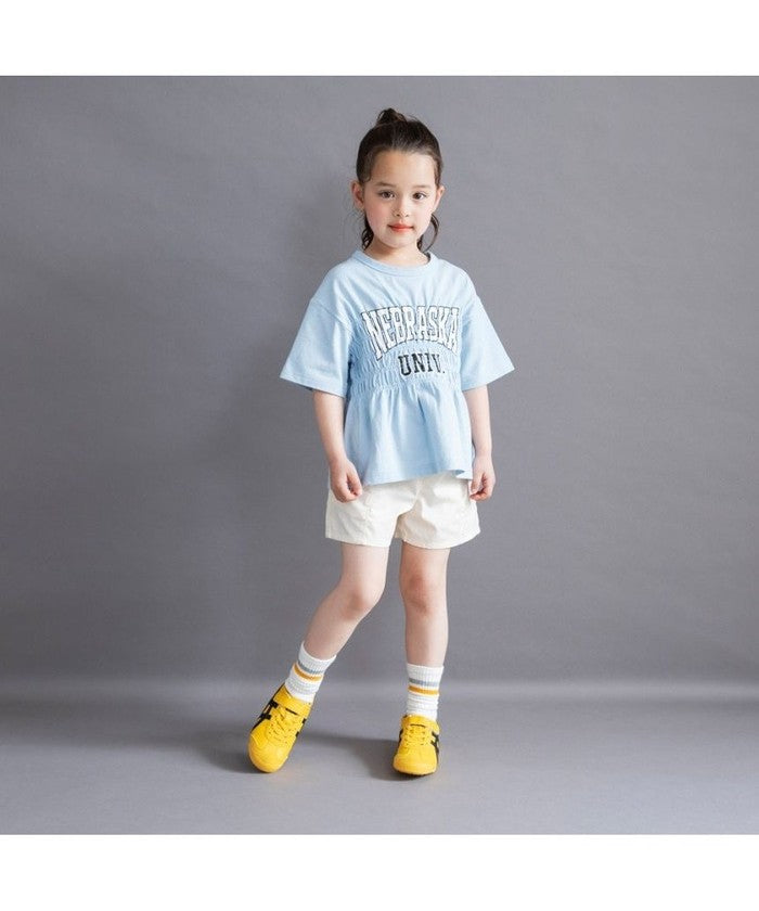 ブランシェス branshes 【WEB限定/DRC】無地・デニムガールズショートパンツ （アイボリー） アイボリー