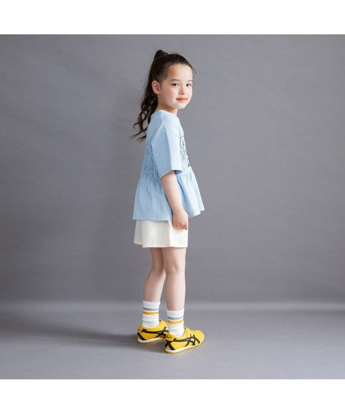 ブランシェス branshes 【WEB限定/DRC】無地・デニムガールズショートパンツ （アイボリー） アイボリー