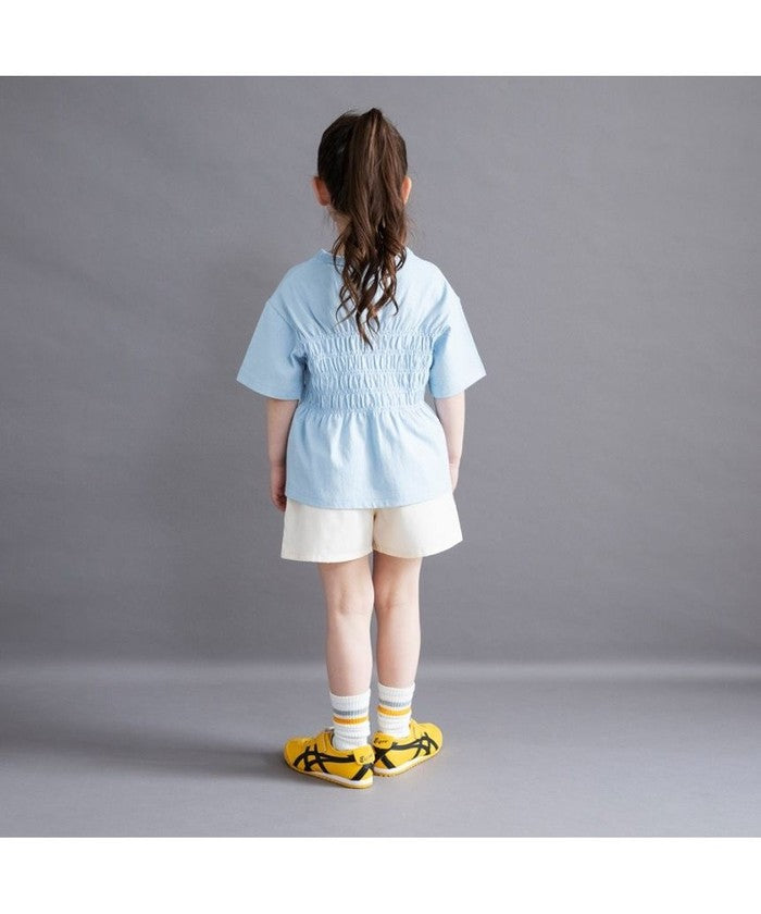 ブランシェス branshes 【WEB限定/DRC】無地・デニムガールズショートパンツ （アイボリー） アイボリー