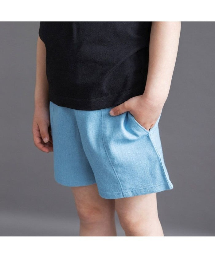 ブランシェス branshes 【WEB限定/DRC】無地・デニムガールズショートパンツ （アイボリー） アイボリー