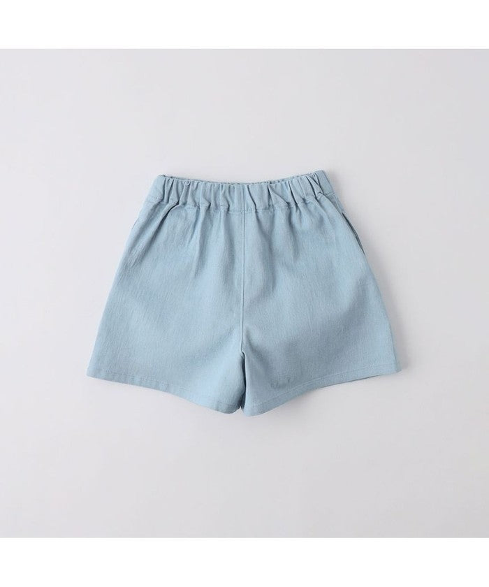 ブランシェス branshes 【WEB限定/DRC】無地・デニムガールズショートパンツ （アイボリー） アイボリー