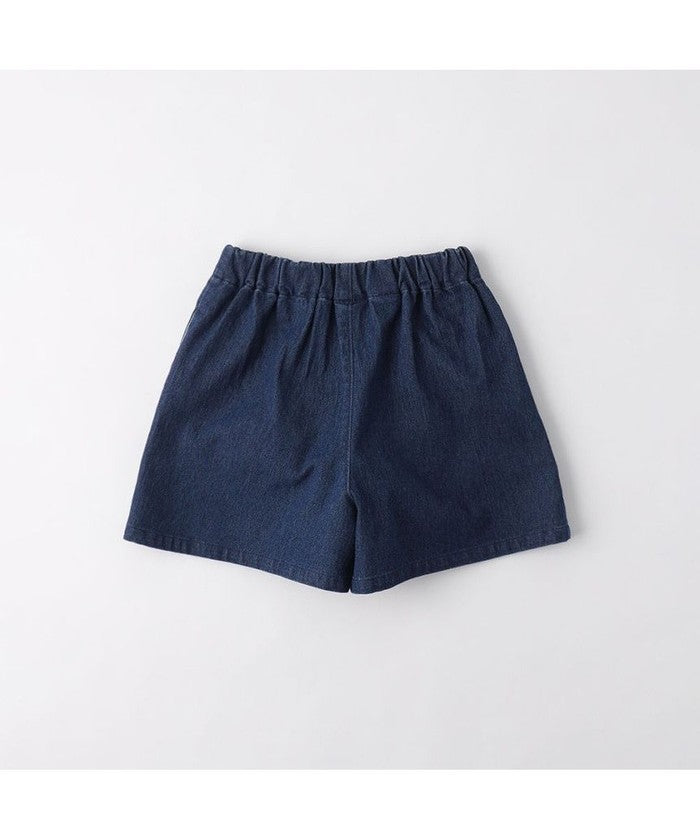 ブランシェス branshes 【WEB限定/DRC】無地・デニムガールズショートパンツ （アイボリー） アイボリー
