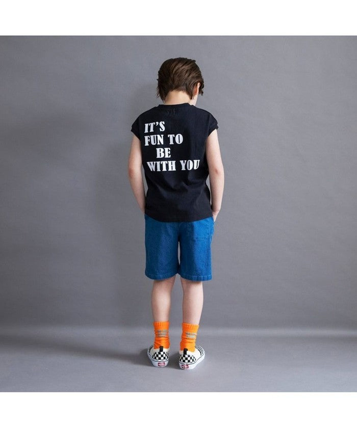 ブランシェス branshes 【WEB限定/DRC】カラバリハーフパンツ （91:ブラック_小花） 91