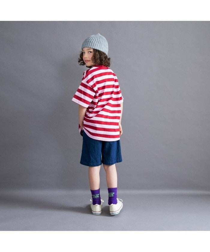 ブランシェス branshes 【WEB限定/DRC】カラバリハーフパンツ （91:ブラック_小花） 91