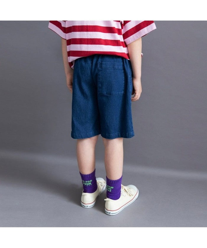 ブランシェス branshes 【WEB限定/DRC】カラバリハーフパンツ （91:ブラック_小花） 91