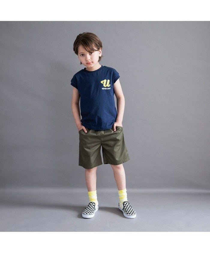 ブランシェス branshes 【WEB限定/DRC】カラバリハーフパンツ （91:ブラック_小花） 91