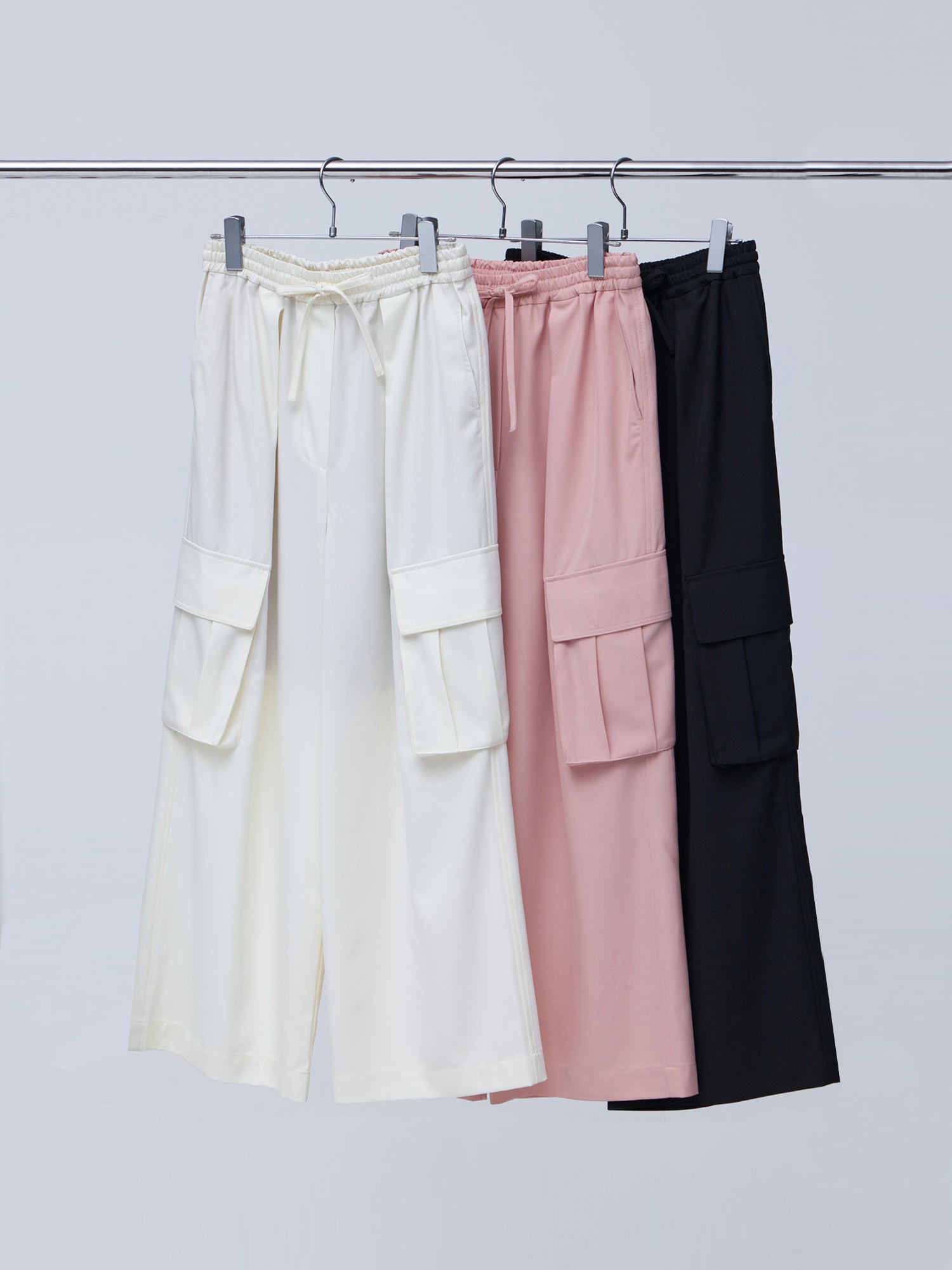 ブラウンアンドストリート Brown&Street さらさらカーゴパンツ （エクリュ） エクリュ