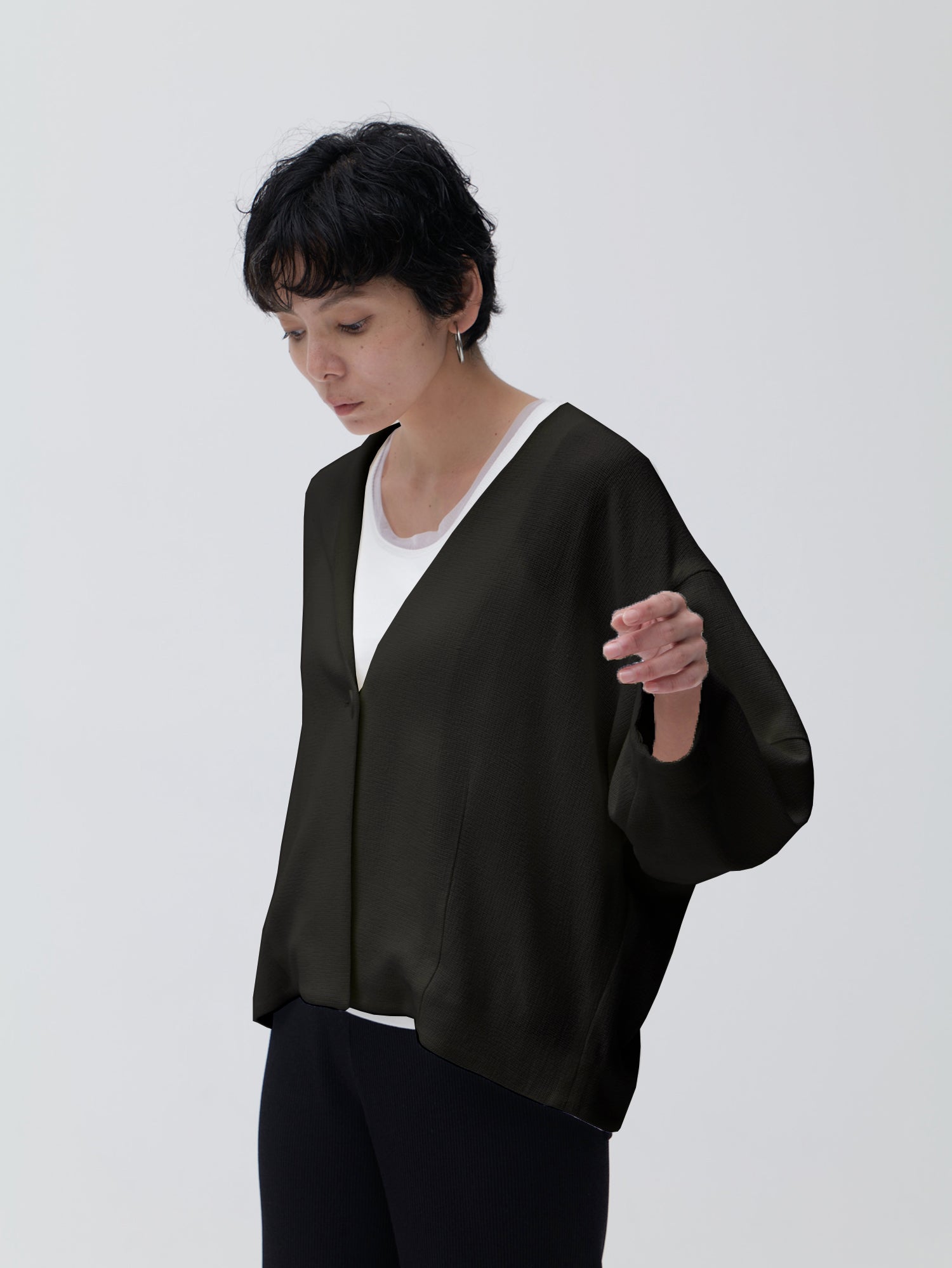 ブラウンアンドストリート Brown&Street ストラップジャケット （ブラック） ブラック