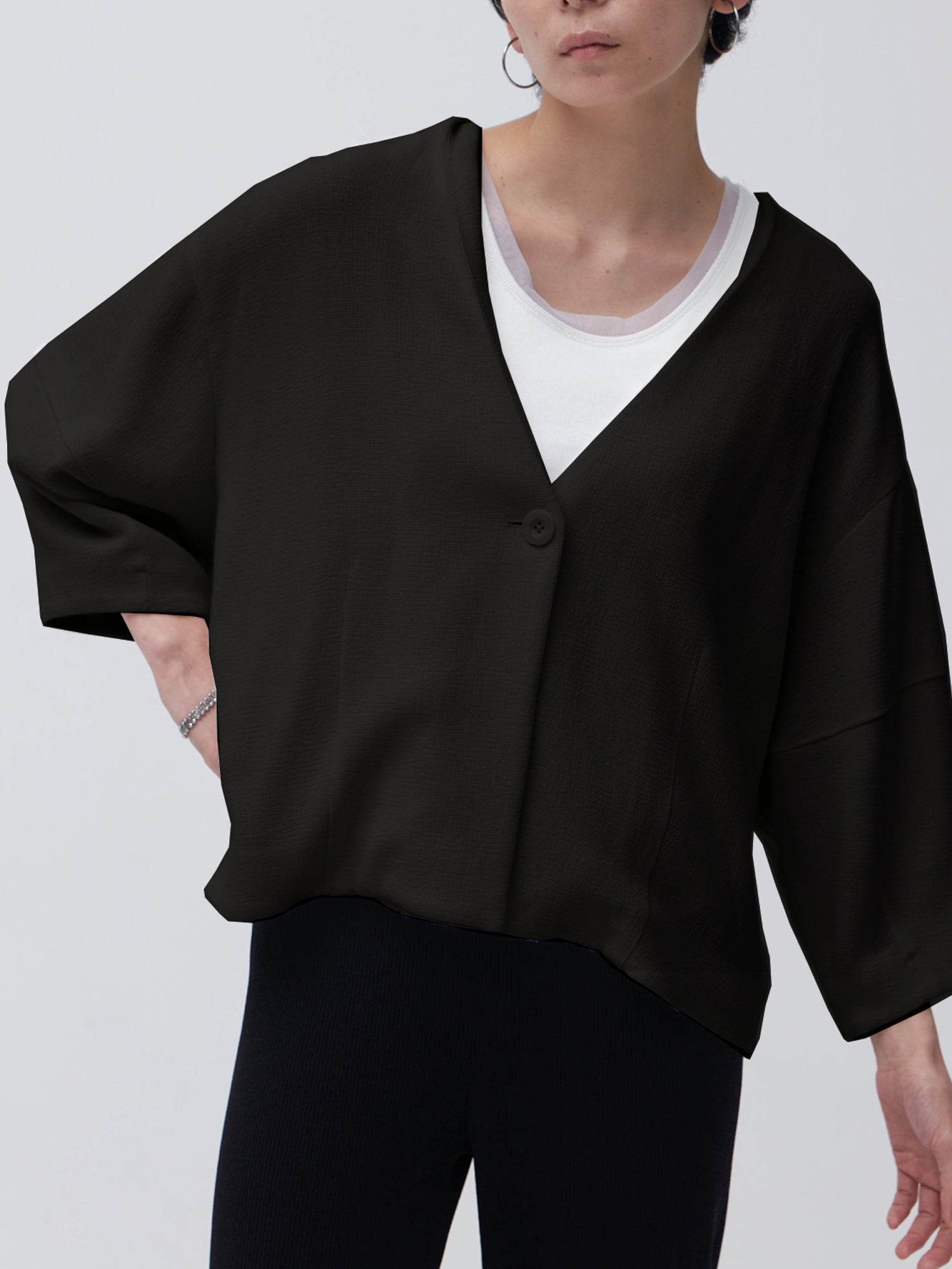 ブラウンアンドストリート Brown&Street ストラップジャケット （ブラック） ブラック