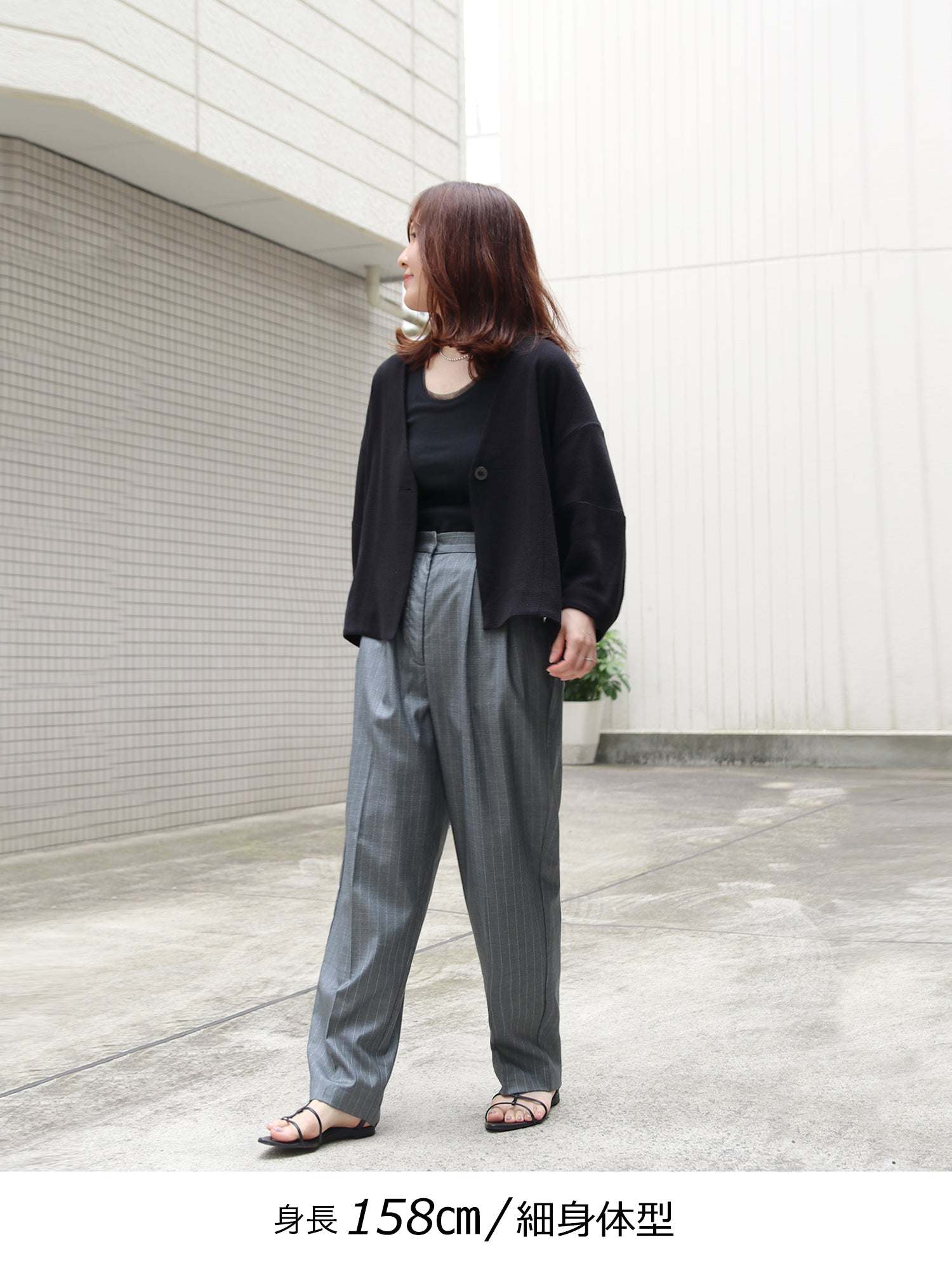 ブラウンアンドストリート Brown&Street ストラップジャケット （ブラック） ブラック