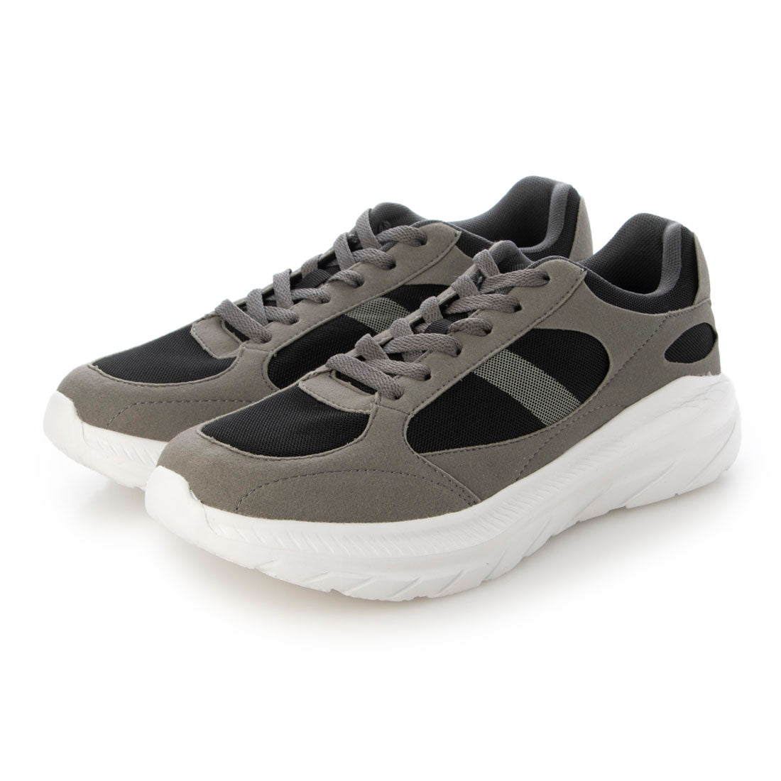 Bracciano Sneakers for Men Lightweight Walking Thick Sole Lengthening Effect Non-Slip black gray Easy to Walk Stylish Commuting School BRACCIANO BR7983