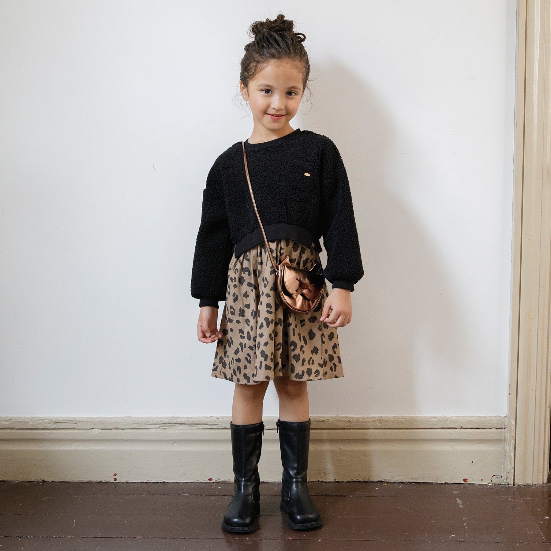 ブリーズ BREEZE ミドルブーツ （ブラック） ブラック