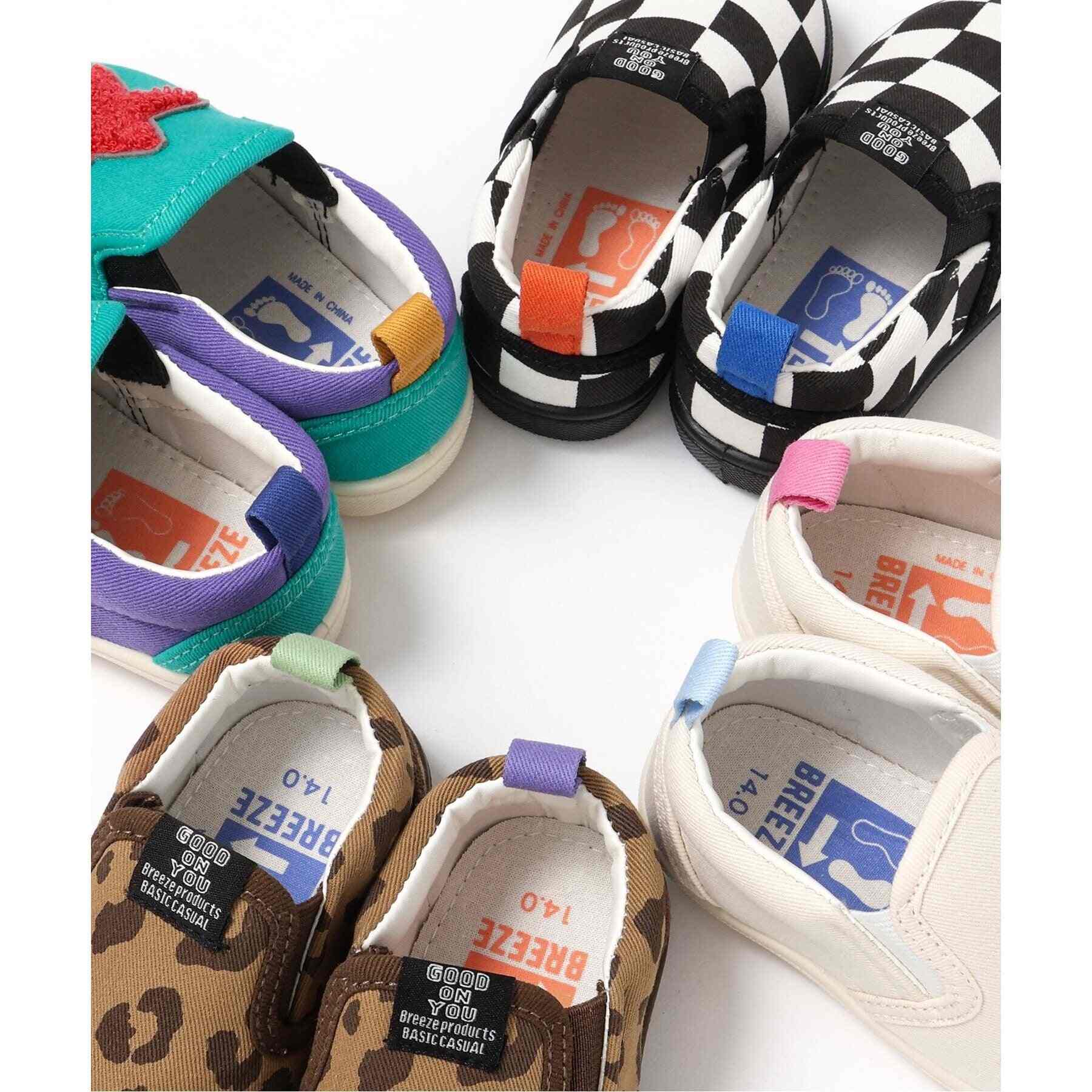 ブリーズ BREEZE 左右迷わない！スリッポン （グリーン） グリーン