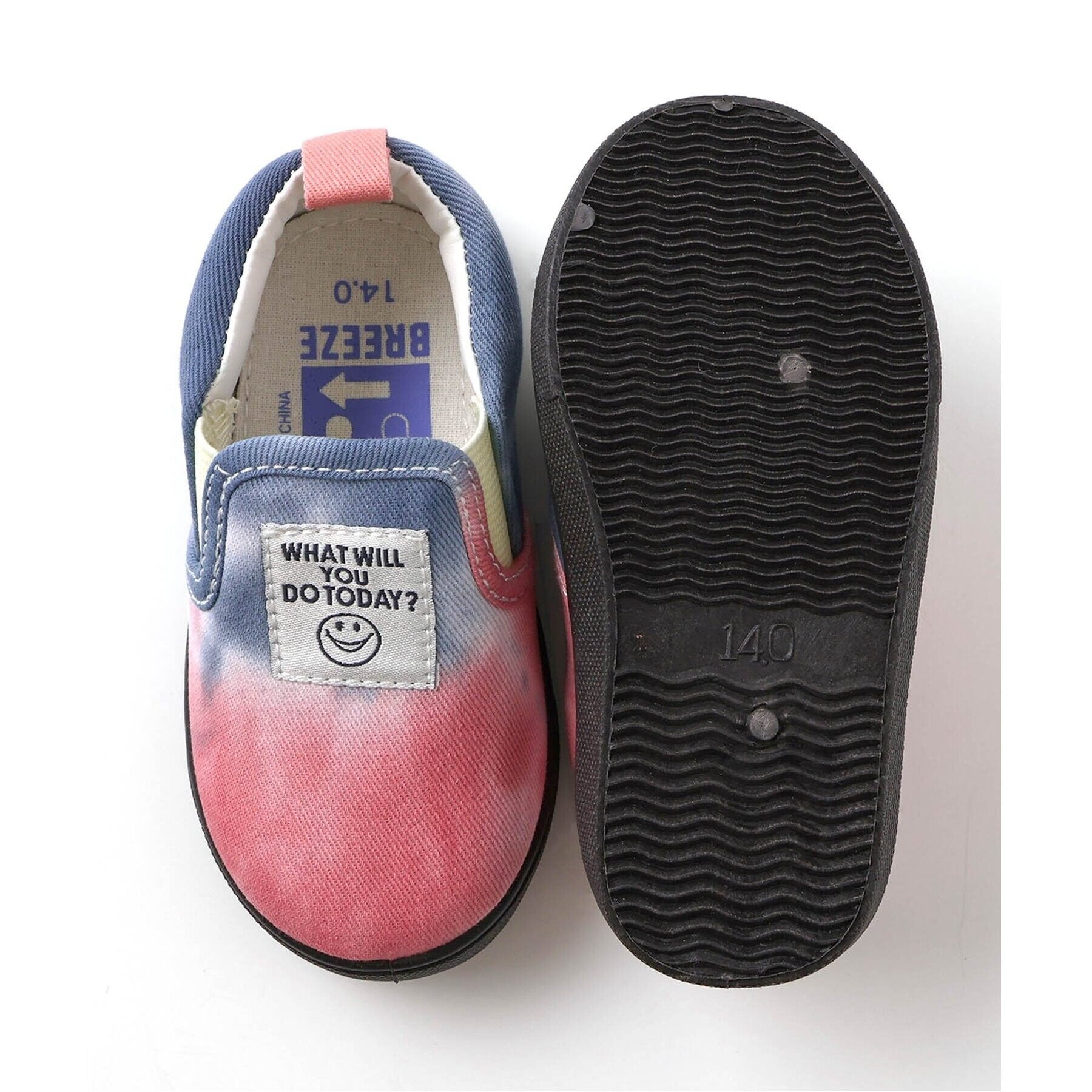 ブリーズ BREEZE 左右迷わない！スリッポン （グリーン） グリーン