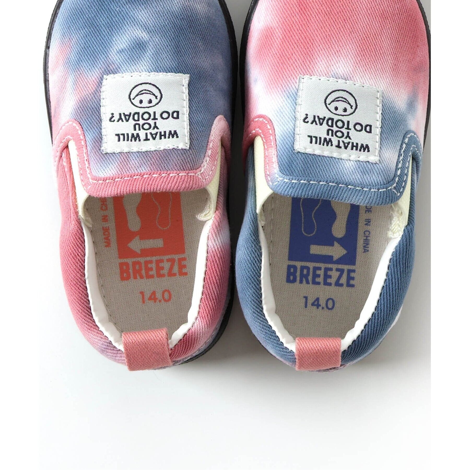 ブリーズ BREEZE 左右迷わない！スリッポン （グリーン） グリーン